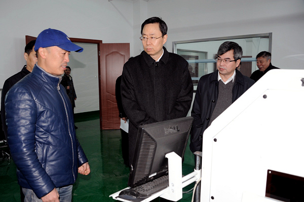 泰州市委書記、市人大常委會主任藍紹敏蒞臨公司調(diào)研項目建設情況